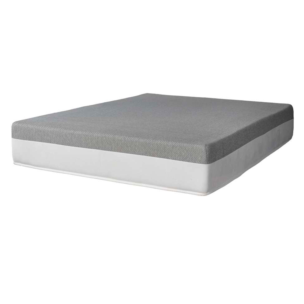 Colchão King Guldi Dream Mola Ensacada (30x158x198) com 2 Travesseiros Guldi Soft Nasa Branco e Cinza