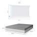 Colchão King Guldi Dream Mola Ensacada (30x158x198) com 2 Travesseiros Guldi Soft Nasa Branco e Cinza