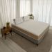 Colchão King Guldi Massageador Quântico Molas Ensacadas (30x193x203) Branco e Bege