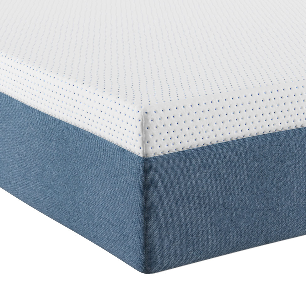 Colchão King Mola Ensacada Guldi Original Macio (25x193x203) Azul e Branco