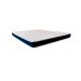 Colchão Queen Espuma D28 Guldi Duplo 12cm (12x158x198) Azul e Branco