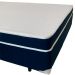 Colchão Queen Espuma D28 Guldi Duplo 12cm (12x158x198) Azul e Branco