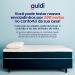 Colchão Queen Espuma D28 Guldi Duplo 12cm (12x158x198) Azul e Branco