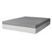 Colchão Queen Guldi Dream Mola Ensacada (30x158x198) com 2 Travesseiros Guldi Soft Nasa Branco e Cinza