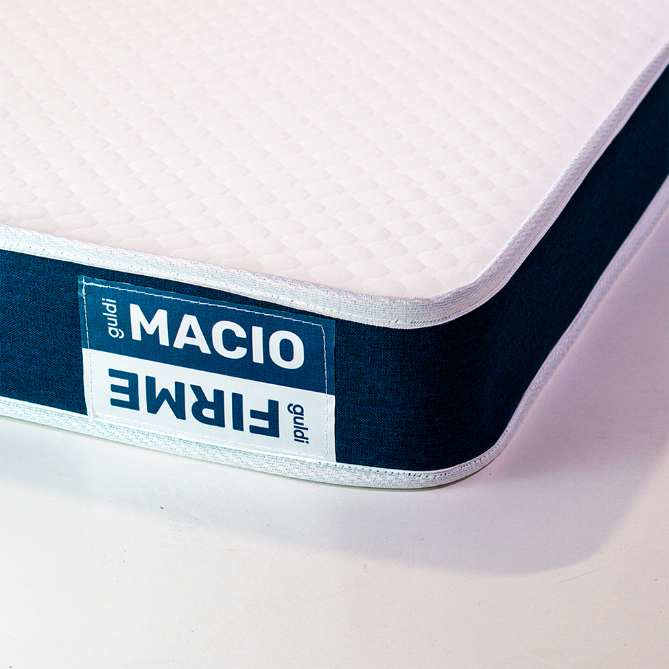 Colchão Queen Guldi Duplo D28 com 2 Travesseiros Guldi Soft Nasa Branco