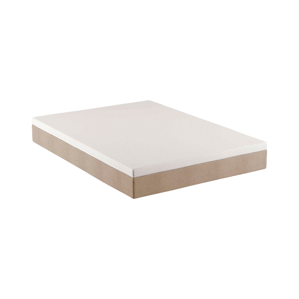 Colchão Queen Guldi Massageador Quântico Molas Ensacadas (30x158x198) Branco e Bege