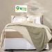 Colchão Queen Guldi Massageador Quântico Molas Ensacadas (30x158x198) Branco e Bege