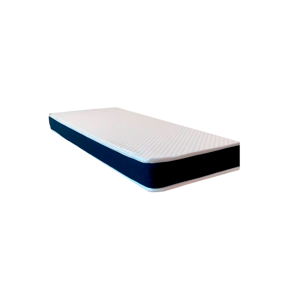 Colchão Solteiro 88 Guldi Duplo D28 com 1 Travesseiro Guldi Soft Nasa Branco