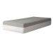 Colchão Solteiro Guldi Dream Mola Ensacada (30x88x188) com Travesseiro Guldi Soft Nasa Branco e Cinza