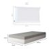 Colchão Solteiro Guldi Dream Mola Ensacada (30x88x188) com Travesseiro Guldi Soft Nasa Branco e Cinza