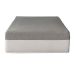 Colchão Solteiro Guldi Dream Mola Ensacada (30x88x188) com Travesseiro Guldi Soft Nasa Branco e Cinza
