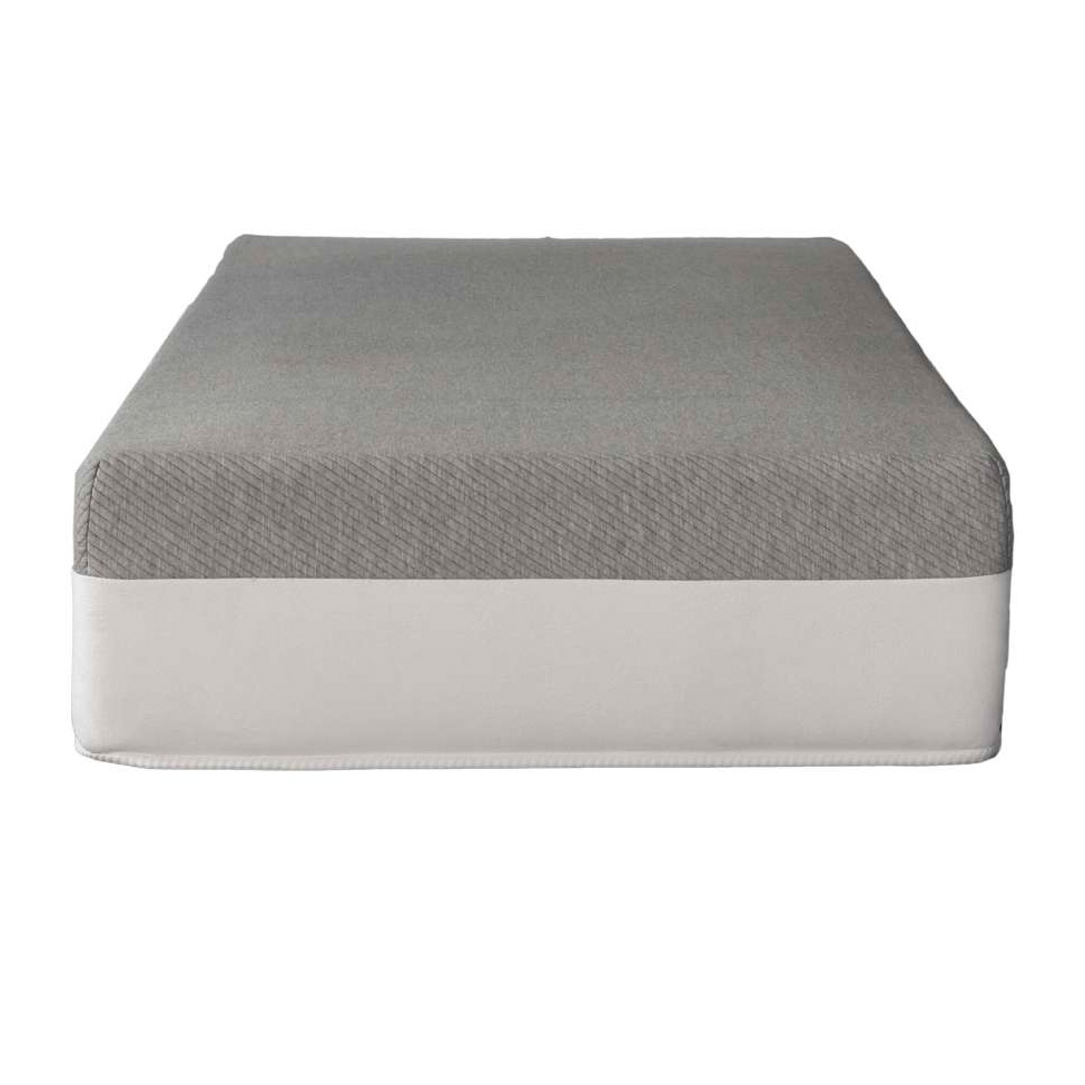 Colchão Solteiro Guldi Dream Mola Ensacada (30x88x188) com Travesseiro Guldi Soft Nasa Branco e Cinza