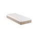 Colchão Solteiro Guldi Massageador Quântico Molas Ensacadas (30x88x188) Branco e Bege