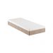 Colchão Solteiro Guldi Massageador Quântico Molas Ensacadas (30x88x188) Branco e Bege