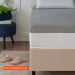 Colchão Solteiro King Guldi Dream Mola Ensacada (30x96x203) Cinza e Branco
