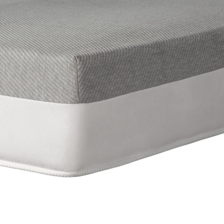 Colchão Solteiro King Guldi Dream Mola Ensacada (30x96x203) com 1 Travesseiro Guldi Dream Cinza e Branco