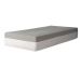 Colchão Solteiro King Guldi Dream Mola Ensacada (30x96x203) com Travesseiro Guldi Soft Nasa Branco e Cinza