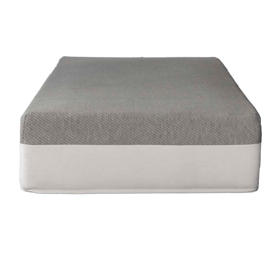 Colchão Solteiro King Guldi Dream Mola Ensacada (30x96x203) com Travesseiro Guldi Soft Nasa Branco e Cinza