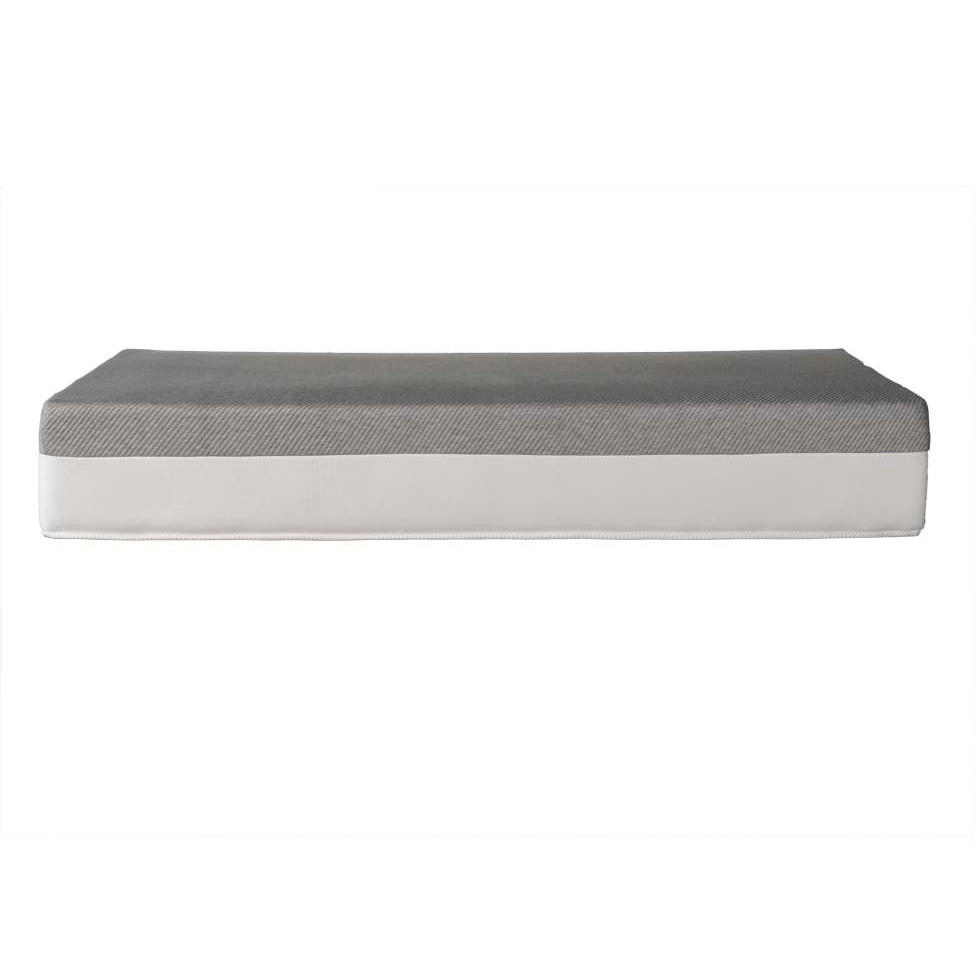 Colchão Solteiro King Guldi Dream Mola Ensacada (30x96x203) com Travesseiro Guldi Soft Nasa Branco e Cinza