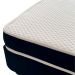 Colchão Solteiro King Guldi Duplo Plus D28 (16x96x203) Branco e Azul