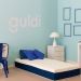 Colchão Solteiro Mola Ensacada Guldi Original Firme (25x88x188) Azul e Branco