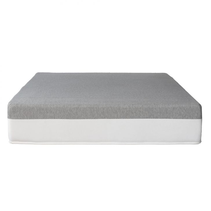 Colchão Viúva Guldi Dream Mola Ensacada (30x128x188) com 2 Travesseiros Guldi Dream Cinza e Branco