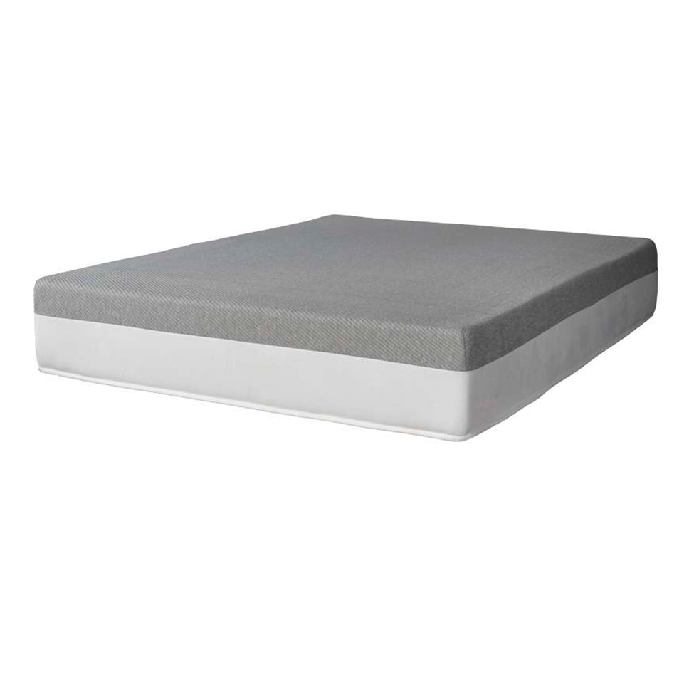 Colchão Viúva Guldi Dream Mola Ensacada (30x128x188) com 2 Travesseiros Guldi Soft Nasa Branco e Cinza
