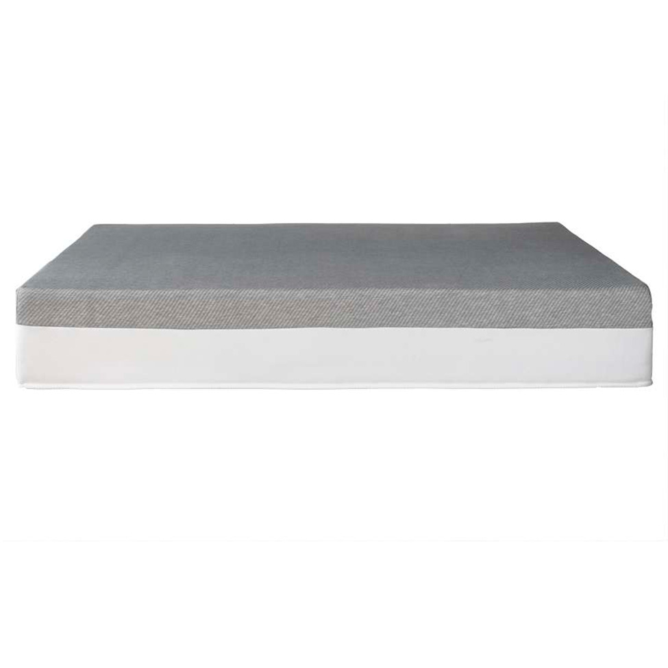 Colchão Viúva Guldi Dream Mola Ensacada (30x128x188) com 2 Travesseiros Guldi Soft Nasa Branco e Cinza