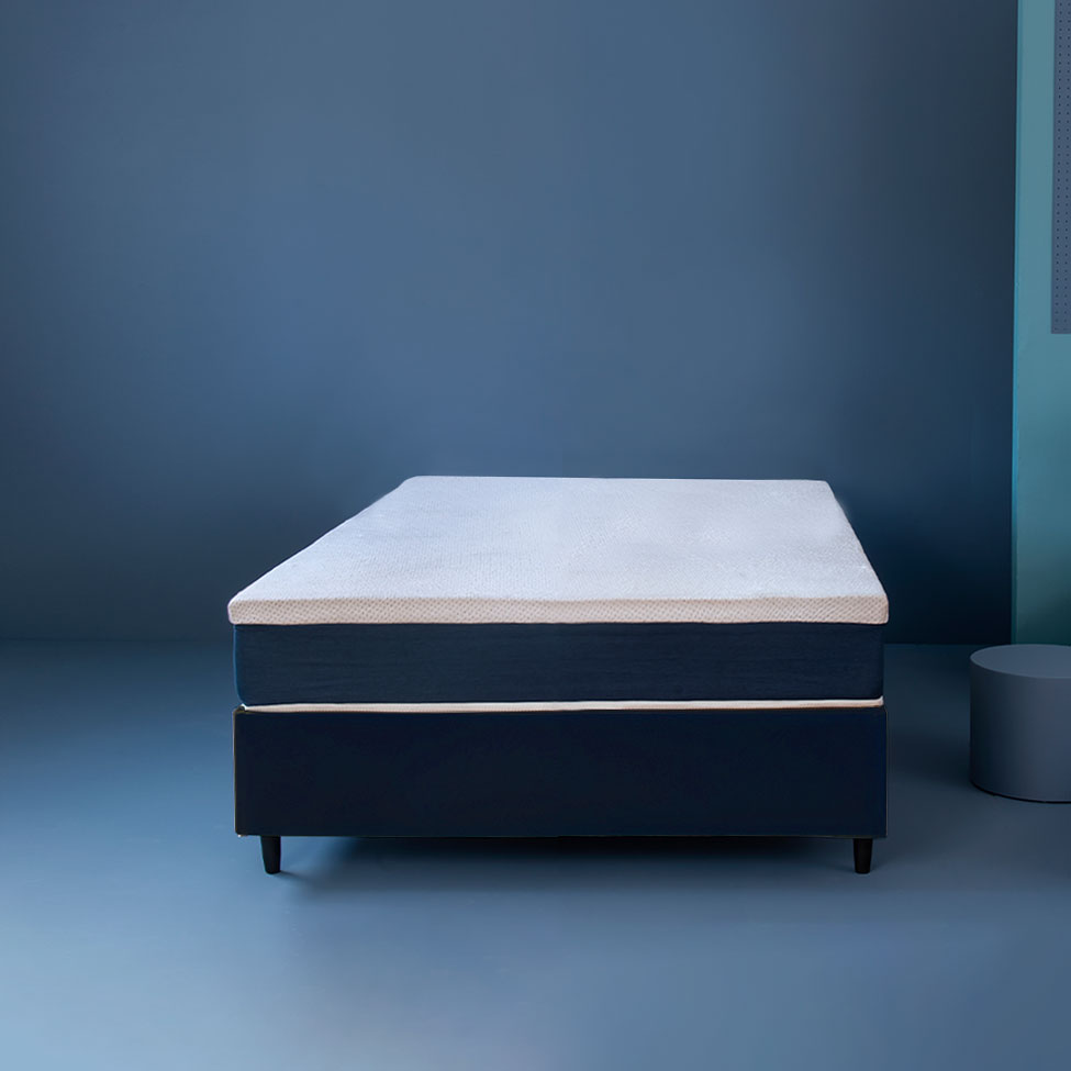 Colchão Viúva Guldi Original Macio Mola Ensacada (25x128x188) Branco e Azul