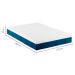 Colchão Viúva Guldi Original Macio Mola Ensacada (25x128x188) Branco e Azul