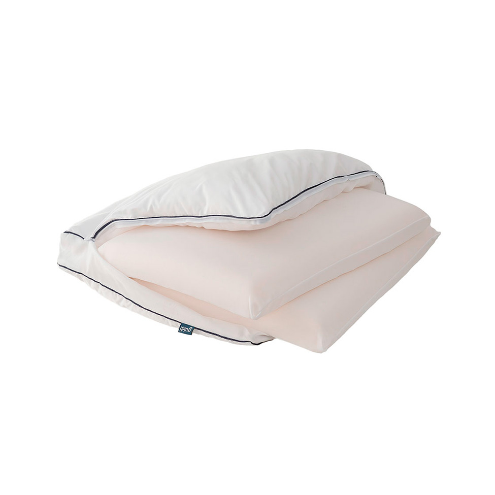 Conjunto com 2 Travesseiros Guldi Dream Branco e Azul
