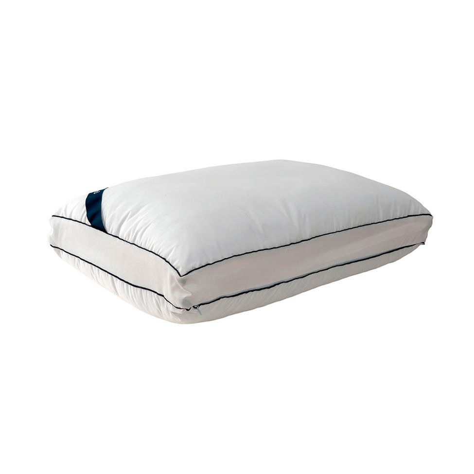 Conjunto com 3 Travesseiros Guldi Dream Branco e Azul