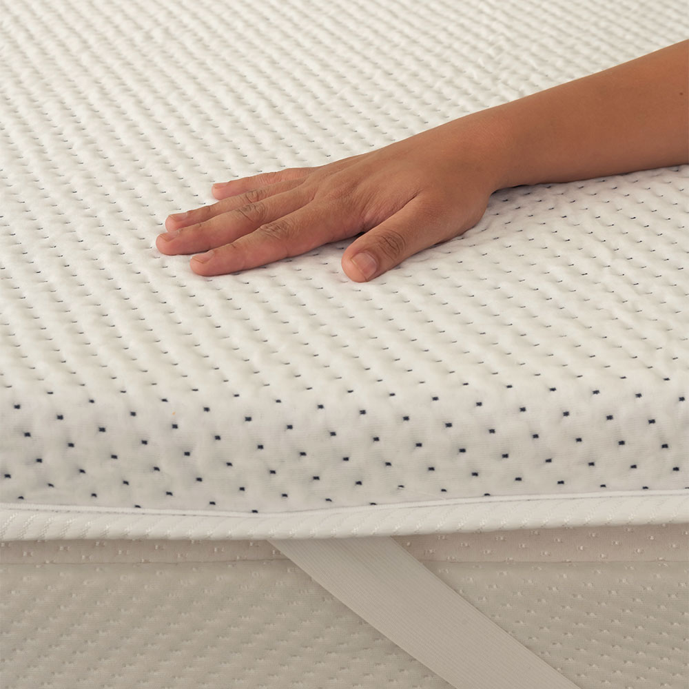 Pillow Top Queen Guldi Original Espuma D30 com Alça (5x158x198) Branco
