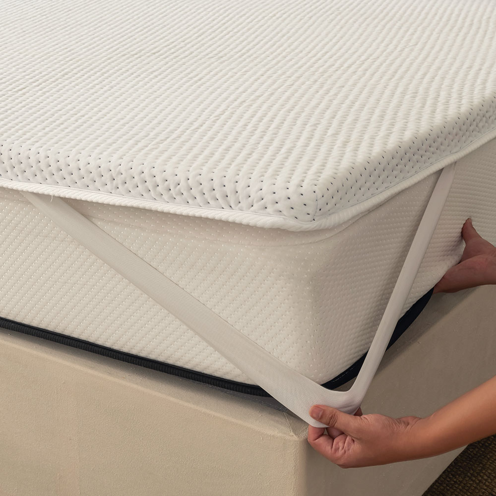 Pillow Top Solteiro Guldi Original Espuma D30 com Alça (5x88x188) Branco