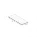 Pillow Top Solteiro Guldi Original Espuma D30 com Alça (5x88x188) Branco