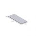 Pillow Top Solteiro King Guldi Dream com Espuma D50 Viscoelástica com Alça (5x96x203) Branco e Cinza