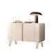 Aparador Buffet Sala Benvenuto Com 2 Portas e Pés em Aço Off White
