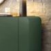 Aparador Buffet Sala Benvenuto Com 2 Portas e Pés em Aço Verde Pistache