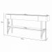 Aparador Buffet Vivant com Pés em Aço Verde Pistache/Castanho