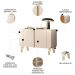 Balcão Aparador Buffet Pé Metal Benvenuto Off White - HB Móveis