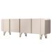 Balcão Aparador Buffet Saluti Off White - HB Móveis