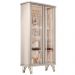 Balcão Buffet Piacente Com Cristaleira Alvora H01 Off White - Mpozenato