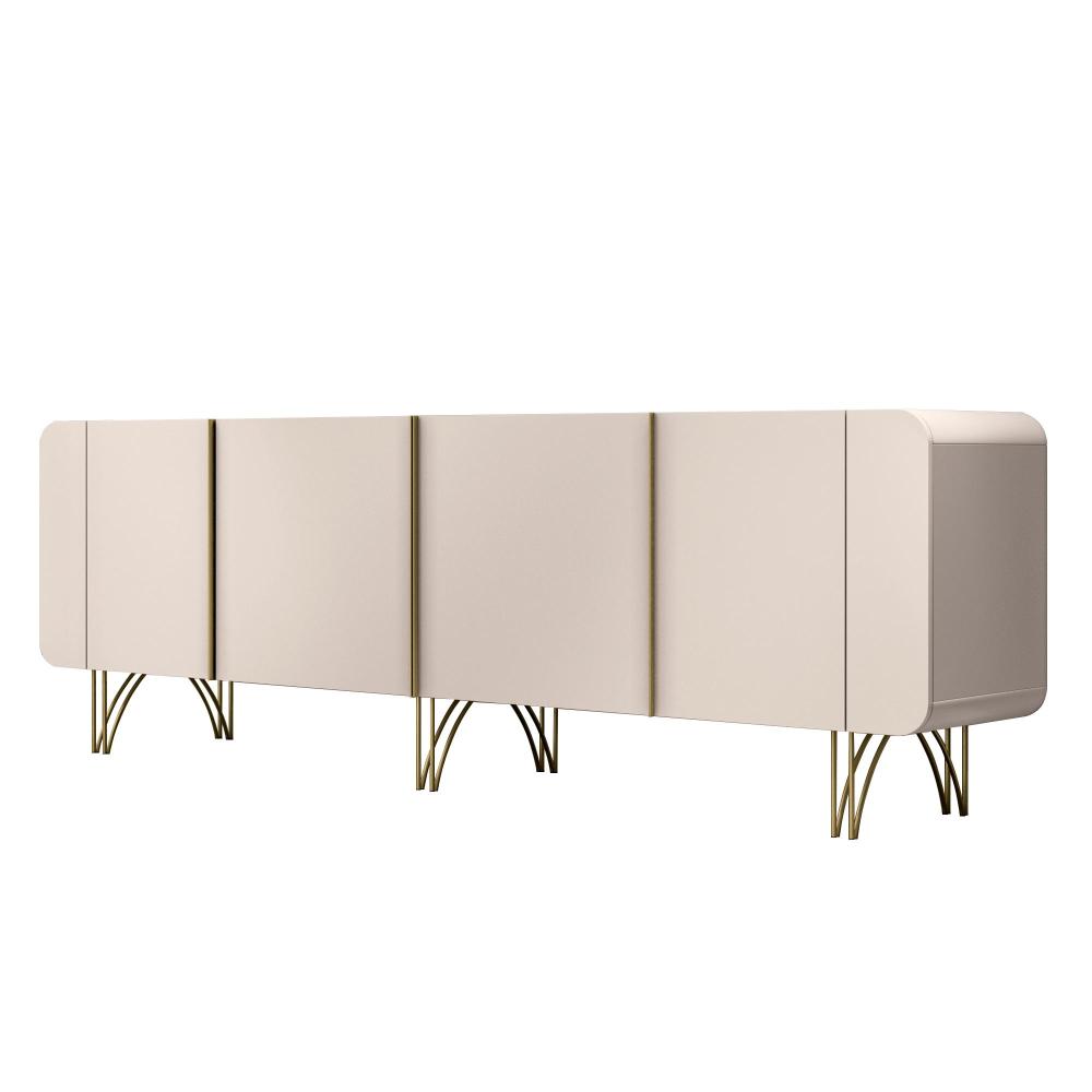 Balcão Buffet Saluti 4 Portas Off White - HB Móveis