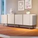 Balcão Buffet Saluti 4 Portas Off White - HB Móveis