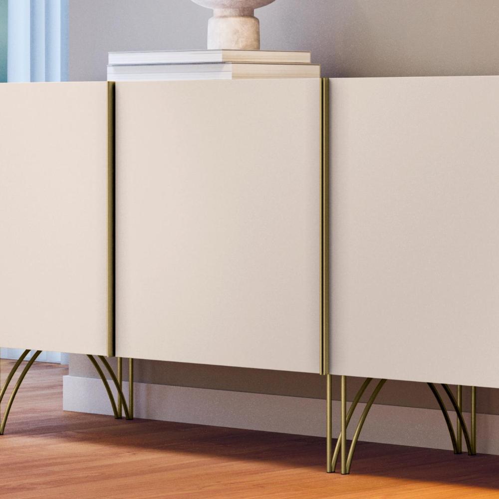 Balcão Buffet Saluti 4 Portas Off White - HB Móveis