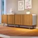 Balcão Buffet Saluti 4 Portas Off White/Cinamomo - HB Móveis