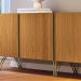 Balcão Buffet Saluti 4 Portas Off White/Cinamomo - HB Móveis
