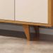Buffet Aparador Melodia com 2 Portas e 2 Gavetas Cinamomo/Off White - HB Móveis