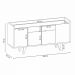 Buffet Aparador Melodia com 2 Portas e 2 Gavetas Cinamomo/Off White - HB Móveis