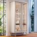 Buffet Aparador Saluti com Cristaleira Évora Off White - HB Móveis